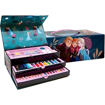 TOYCOMPANY Frozen Ledové království kufřík na kreslení 52 ks
