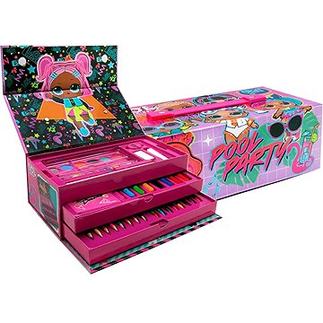TOYCOMPANY L.O.L. Surprise II kufřík na kreslení 52 ks