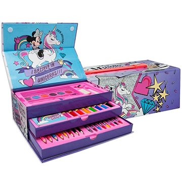 TOYCOMPANY Minnie Muse kufřík na kreslení 52 ks