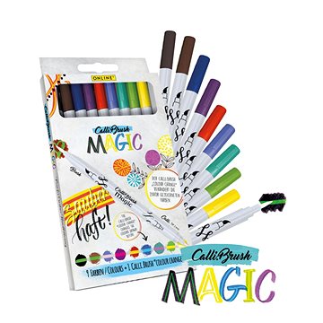 

Online Calli.Brush Magic kaligrafické fixy 9 ks