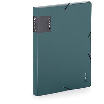 

KARTON P+P Verde krabice PP s gumou A4 zelená