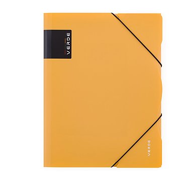 

KARTON P+P Verde sloha s gumou A4 PP hořčice