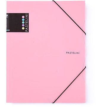 

KARTON P+P Pastelini sloha s gumou A4 PP růžová