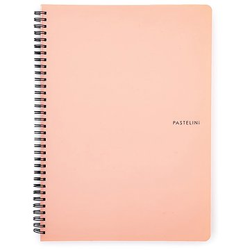 

KARTON P+P Pastelini Twin wire A4 PP meruňkový