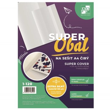 KARTON P+P SUPEROBAL čirý, PP 150 mikronů, A4 - balení 10 ks
