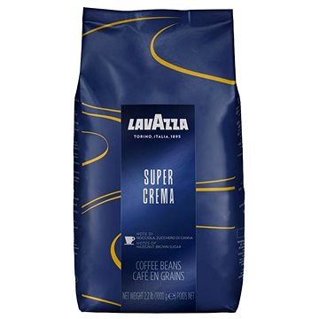 Lavazza Super Crema, zrnková, 1000g - Káva