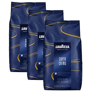 Lavazza Super Crema, Beans, 1000g; 3x 