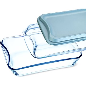 

SIMAX Pekáč hranatý 2.5 l + 1.9 l víko sklo a plast