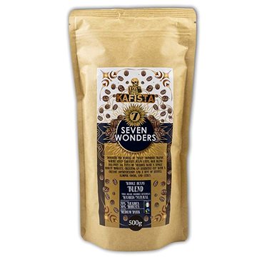 

Kafista "Seven Wonders" - Espresso Směs 70 % Arabica, 30 % Robusta, Fairtrade 1 × 500 g