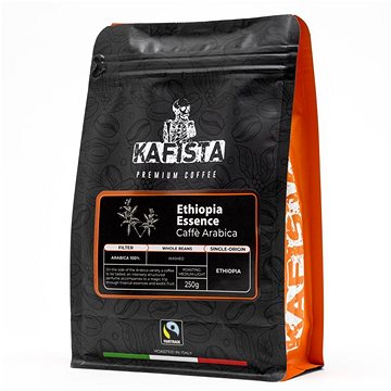 

Kafista "Ethiopia Essence" - Zrnková káva, 100% Arabica Single Origin Káva 250 g