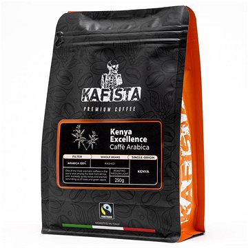 

Kafista "Kenya Excellence" - Zrnková káva, 100% Arabica, Pražená v Itálii 250 g