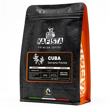 

Kafista Cuba Serrano Frente, zrnková výběrová káva, 100% Arabica, 1 × 250 g