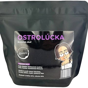 

KÁVOHOLIK, espresso káva Ostroloucká - A/R, 50/50, 250g, zrno