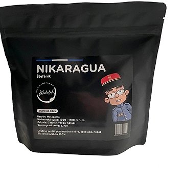 

KÁVOHOLIK, káva Štefánik - Nikaragua, 100% arabika, 250g, zrno