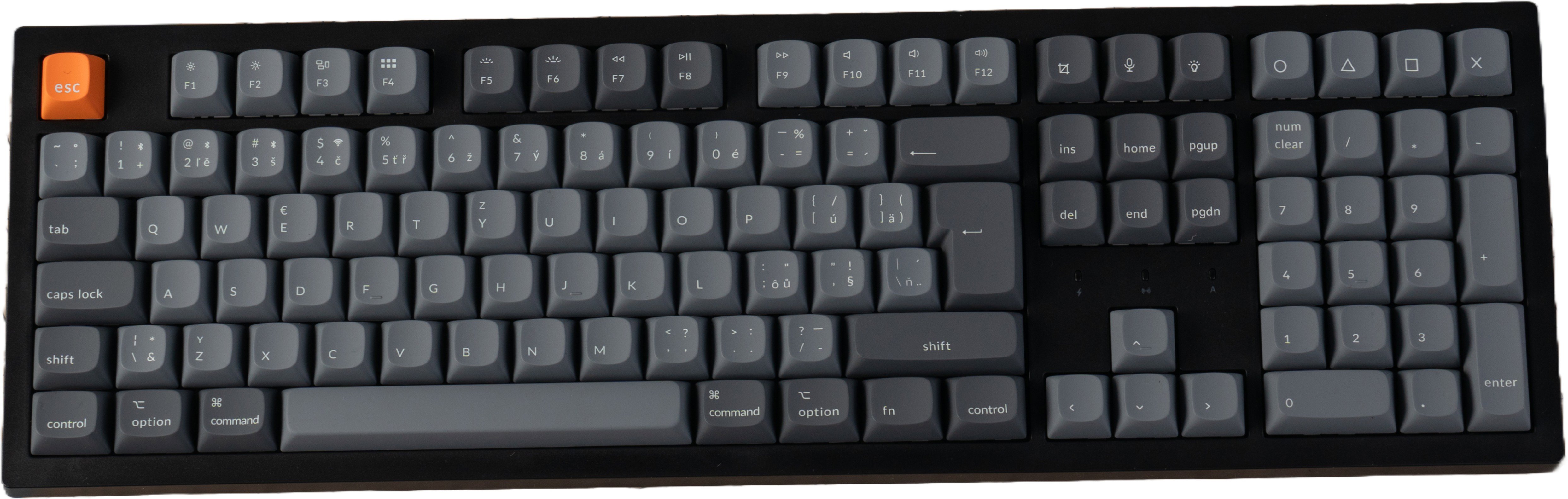 Keychron K10 Max Swappable RGB Backlight Red Switch - Black, CZ/SK