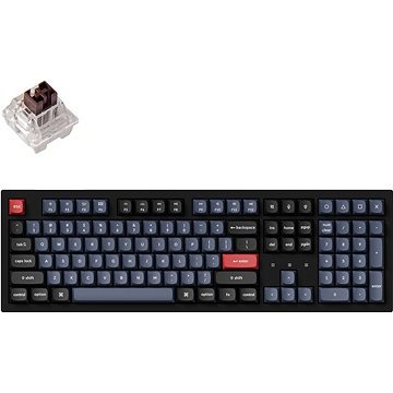 Keychron K10 Pro RGB Backlight Brown Switch, Black - US