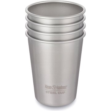 

Klean Kanteen nerezové kelímky, brushed stainless, 4 ks, 296 ml