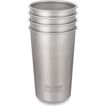 

Klean Kanteen nerezové kelímky, brushed stainless, 4 ks, 473 ml