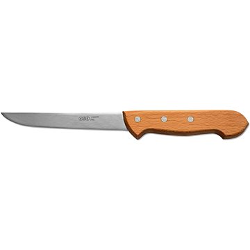 KDS Nůž řeznický 6 dřevo buk - hornošpičatý - Kuchyňský nůž