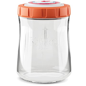 

Kefirko Skladovací nádoba, 900 ml, oranžová