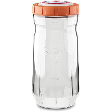 

Kefirko Skladovací nádoba, 1400 ml, oranžová