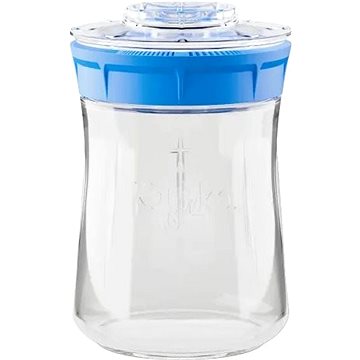

Kefirko Kefírový kombucha fermerter a pěstební nádoba na klíčky, objem 900 ml, modrý