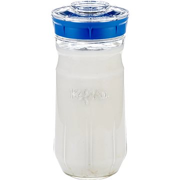 

Kefirko Kefírový kombucha fermerter a pěstební nádoba na klíčky, objem 1400 ml, modrý