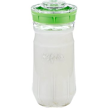 

Kefirko Kefírový kombucha fermerter a pěstební nádoba na klíčky, objem 1400 ml, zelený