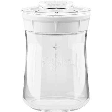 

Kefirko Kefírový kombucha fermerter a pěstební nádoba na klíčky, objem 900 ml, bílý