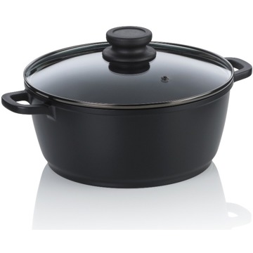 

KELA Atura Hrnec černý 24 cm 3,2 l litý hliník