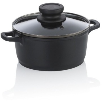 

KELA Atura Hrnec černý 16 cm 1 l litý hliník