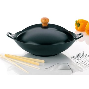 

Kela Wok litinový 36cm s příslušenstvím sada 5ks KL-77943