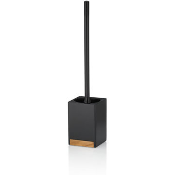 

KELA WC sada Cube polyresin černá