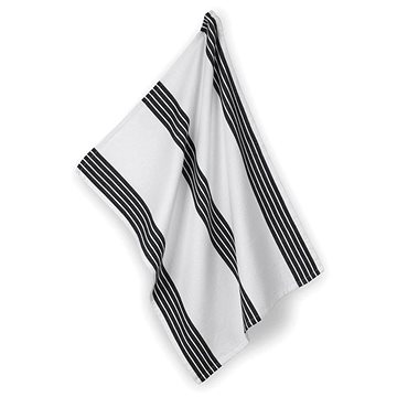 

KELA Utěrka Gianna 100 % bavlna bílo-černé proužky
