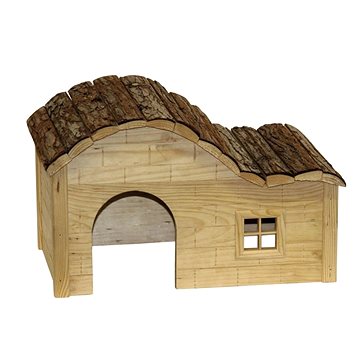 

Kerbl Domek pro králíky a jiné hlodavce, s kulatou střechou, 40 × 25 × 25 cm