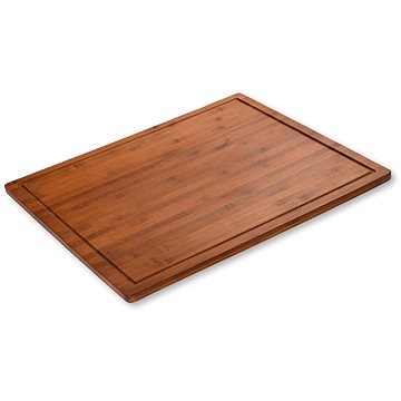 

KESPER Krájecí prkénko a krycí deska na varnou desku, 56 × 50 × 3 cm, tmavý bambus