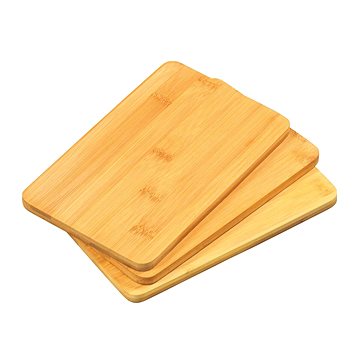 

KESPER Prkénka na krájení 3 ks, 22 × 14 × 0,8 cm, bambus