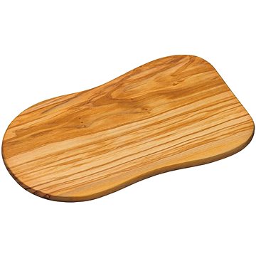

KESPER Prkénko na krájení a servírování, 35 × 20 × 1,2 cm, olivové dřevo