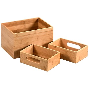 

KESPER Univerzální organizéry 3 ks, bambus
