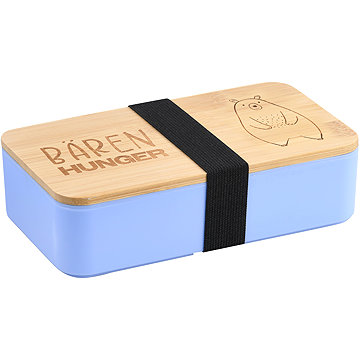Kesper Obědový box modrý, bambus, plast 18,5 × 10,5 × 5cm