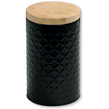 

Kesper Skladovací nádoba, průměr 11 cm, kovová, černá