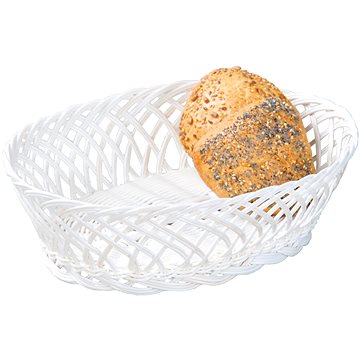 

KESPER Košík na chléb a ovoce, 23,5 × 8,5 × 31 cm, bílý