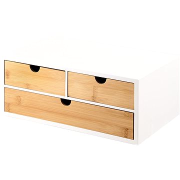 

KESPER Organizér se třemi přihrádkami, 33 × 21 × 14 cm, bambus 58956