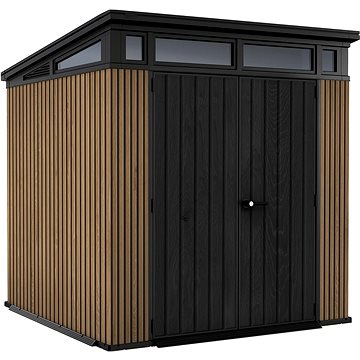 

KETER Domek zahradní PENT 7 × 7, hnědý