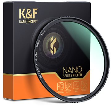 K&F Concept Ultra Slim MC UV filtr Nano- 67 mm - UV filtr