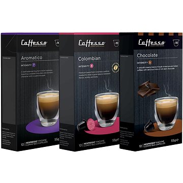 

Caffesso Balíček kapslí Aromatico, Colombian a Chocolate