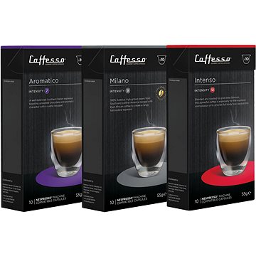 

Caffesso Balíček kapslí Aromatico, Milano a Intenso