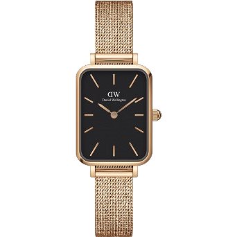 

DANIEL WELLINGTON Quadro Pressed Mesh Rose gold/Black