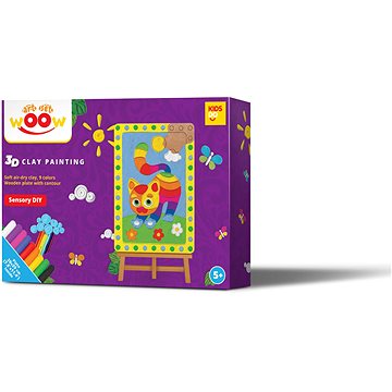 

Kids Do 3D Malování Hlínou Kočka