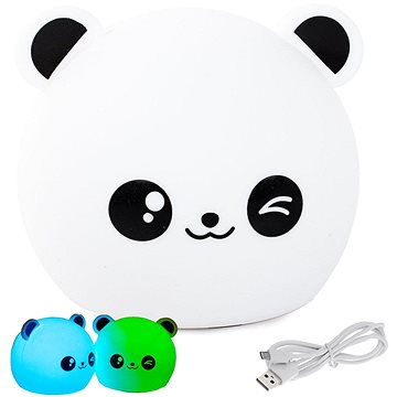 

WERK Dětská noční LED lampička Panda s RGB ovládáním